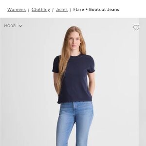 Madewell jeans perfect vintage flare crop size 30